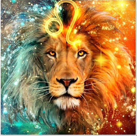 Yellow Green Lion 5D Diamond Painting - 5diamondpainting.com – Five ...