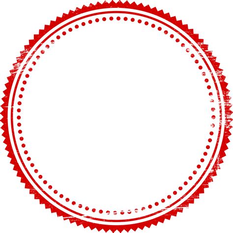 20 Red Empty Stamp Vector (PNG Transparent, SVG) | OnlyGFX.com