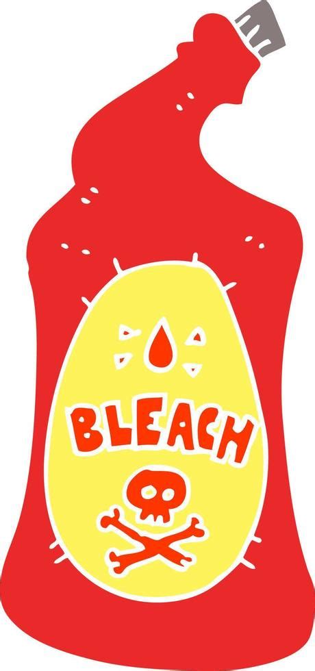 flat color illustration of bleach bottle 12145089 Vector Art at Vecteezy