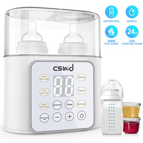 Baby Bottle Warmer, 9-in-1 Fast Milk Warmer Babies Food Heater & Defrost - Walmart.com