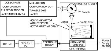 A schematic diagram for the experimental configuration of the PL ...