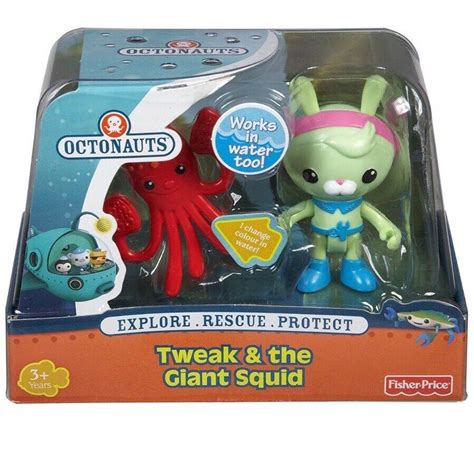 Octonauts Tweak & Giant Squid Figure Creature Pack Color Changing | #2010649009