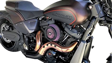 Harley Davidson FXDR 114 Milwaukee Eight Sound with Blow Performance Exhausts - YouTube