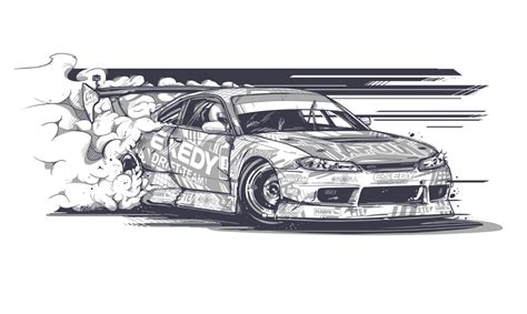 Pin by Dedek Buns on cartoons | Car drawings, Cool car drawings, Drifting cars