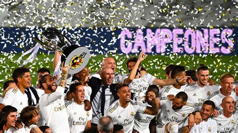 Real Madrid crowned La Liga champion for first time since 2017...