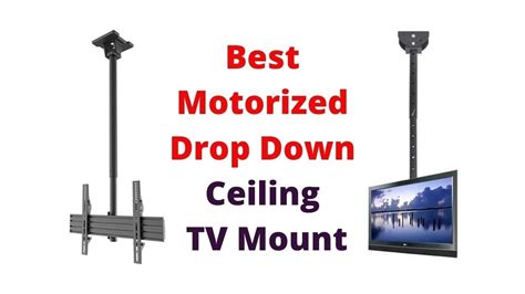 Motorized Drop Down Tv Ceiling Mount | Shelly Lighting