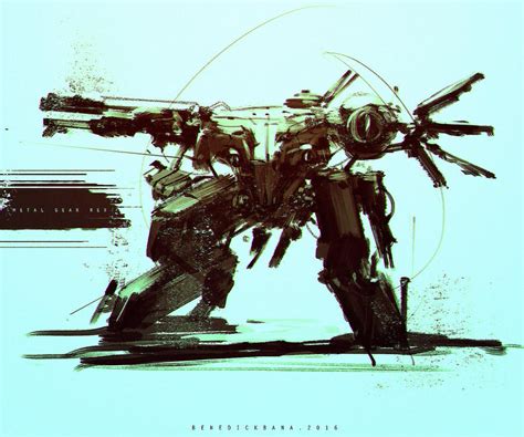 Speedpaint Metal Gear Rex FanArt Custom by benedickbana on DeviantArt