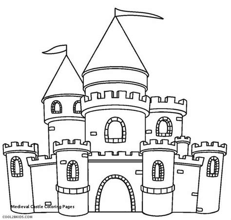 Castle Coloring Pages Printable | Castle coloring page, Free coloring pages, Coloring pages