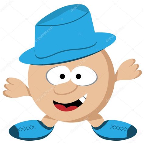 Guy with Hat Cartoon Character — Stock Vector © toots77 #2304584