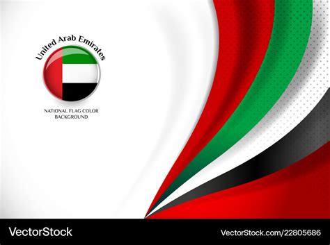 Uae flag background Royalty Free Vector Image - VectorStock