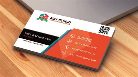 Cara membuat Kartu Nama dengan photoshop | Business Cards Design - Rika ...