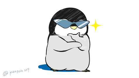 Penguin Cute Little Drawings, Cute Animal Drawings, Cute Drawings, Cute Kawaii Animals, Pinguin ...