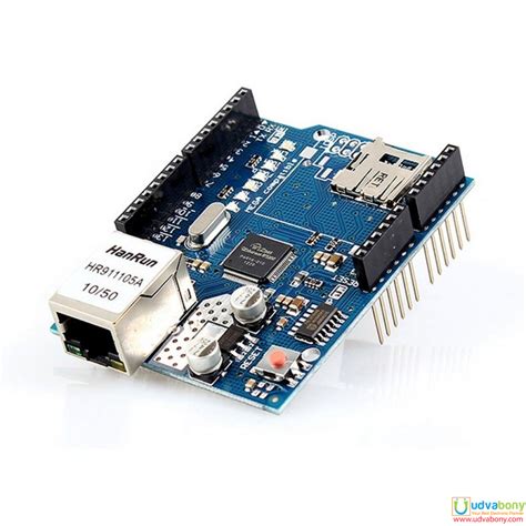 W5100 Ethernet Shield For Arduino - Udvabony.com - Electronics, Sensors ...