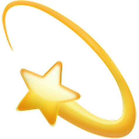 Download Star Emoji Emojisticker Sticker Nona Png Png Clipart - Shooting Star Emoji Png ...