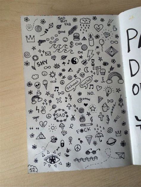 draw, tumblr, journal, grunge, doodles Notebook Drawing, Notebook Doodles, Doodle Art Journals ...