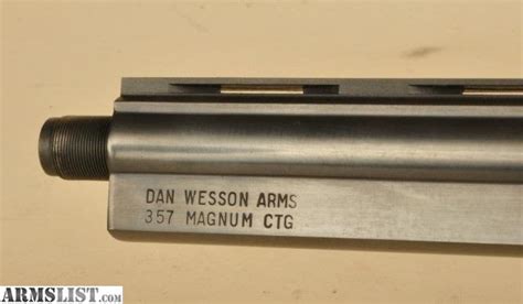 ARMSLIST - For Sale: Mint Dan Wesson .357 Magnum