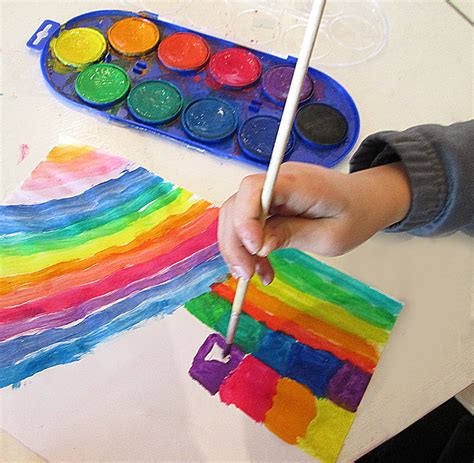 Cold Winter Day Crafting Idea: Get Out The Watercolors! - creative jewish mom