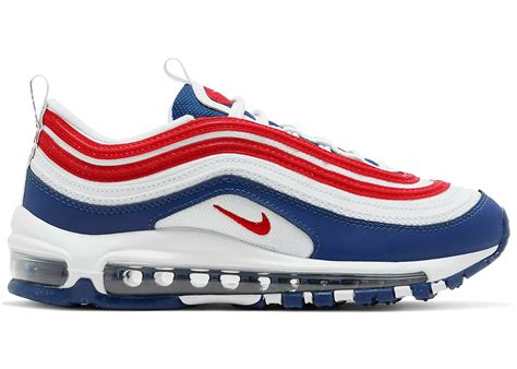 Nike Air Max 97 White Red Royal (GS) - CW5856-100