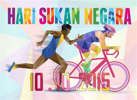 Lukisan Poster Hari Sukan Sekolah