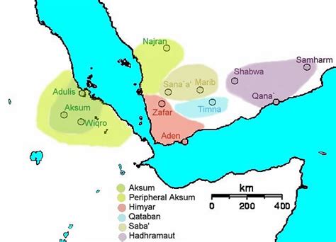 Map of Kingdom of Axum (Illustration) - World History Encyclopedia