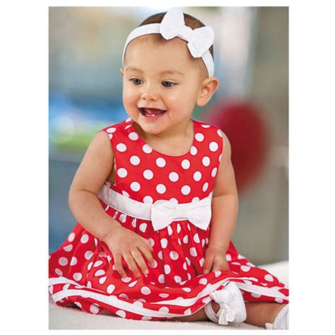 Summer Baby Dresses Cute Baby Girls Dress Party Wedding Toddler Infant ...