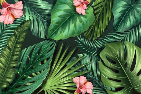 Tropical wallpaper Vectors & Illustrations for Free Download | Freepik