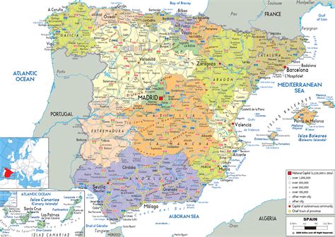 spain map - City Maps