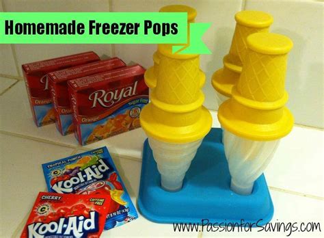 Homemade Freezer Pops - Passion for Savings