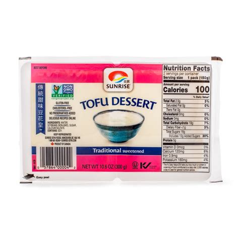 Get Sunrise Traditional Tofu Dessert, Sweetened Delivered | Weee! Asian Market