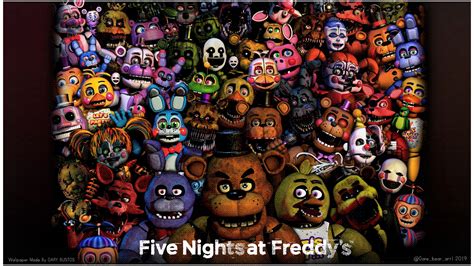 Five Nights At Freddy's Characters by GareBearArt1 on DeviantArt