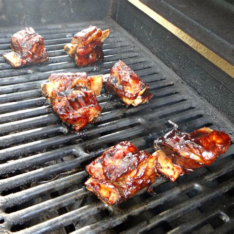 Braised and Grilled Beef Short Ribs with Sticky, Spicy Beer BBQ Sauce