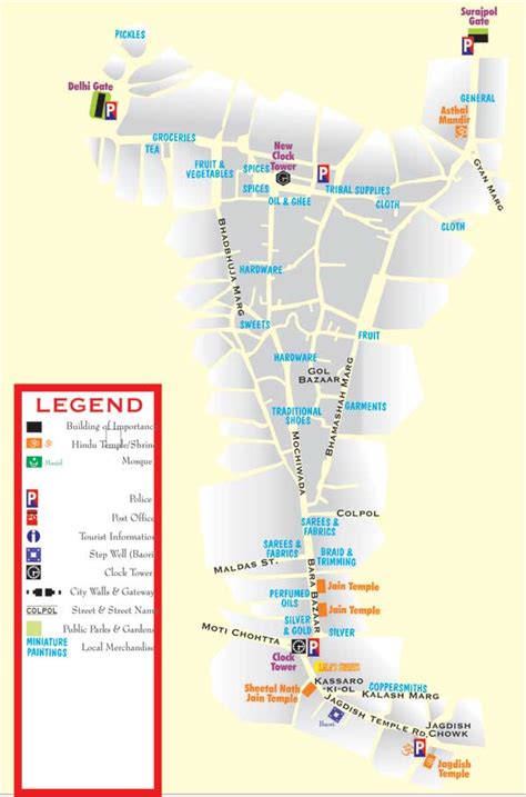 Udaipur Tourist Map - Udaipur • mappery