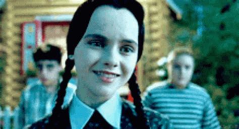 Wednesday Addams Addams Family GIF - WednesdayAddams AddamsFamily Smile - Discover & Share GIFs