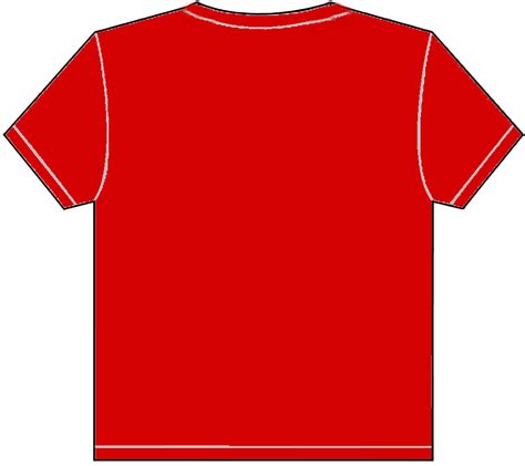 Red T Shirt Template - ClipArt Best