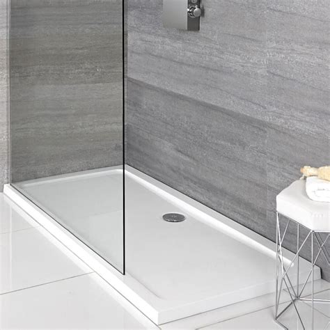 Milano - Low Profile Rectangular Shower Tray - 1600mm x 700mm