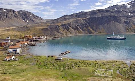 South Georgia Island (Grytviken, British Antarctica) cruise port ...