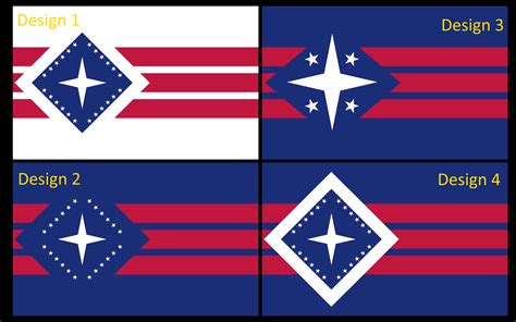 Which flag design do you guys prefer? These are my flag designs for a fictional nation-state ...