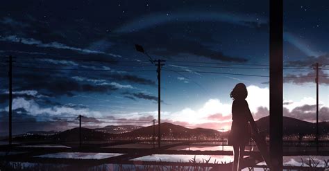 Lonely Anime Girl Wallpaper