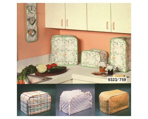 Sewing Pattern for Vintage Kitchen Appliance Covers 1980s | Etsy ...