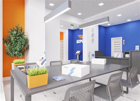 Post office interior and exterior design. Uzbekistan. on Behance