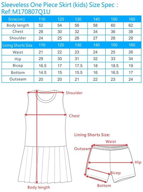 Children S Cloth Size Chart | Kids Matttroy