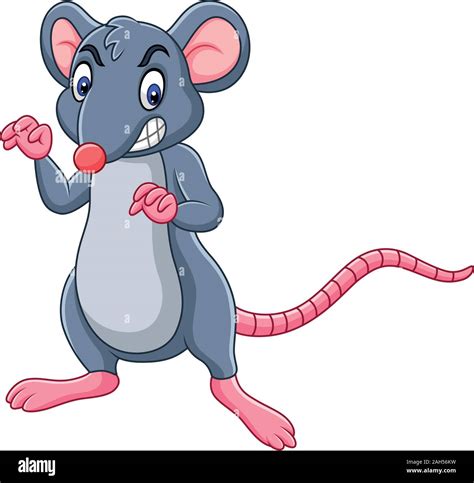 Cartoon illustration ugly rat standing hi-res stock photography and ...