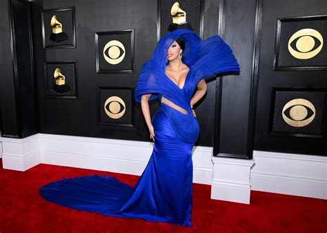 Cardi B Won the 2023 Grammys Red Carpet in Stunning Couture Cutout Gown—See Pics | Glamour