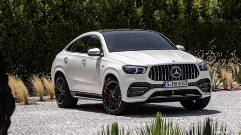 2021 Mercedes-AMG GLE 53 Coupe 4MATIC+ (Color: Designo Diamond White Bright) - Front Three ...