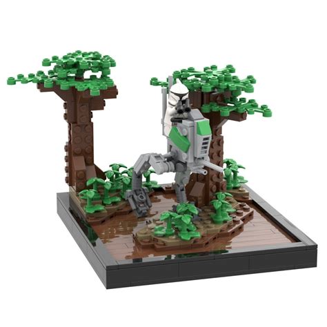 LEGO Star Wars Diorama Moc scouting Kashyyk DIGITAL INSTRUCTIONS - Etsy