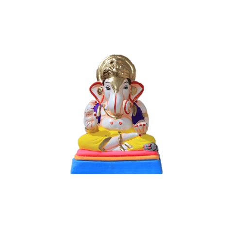 Clay Ganesh Idol at Rs 875/idol | Kharghar New Mumbai | Raigad | ID ...