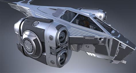 Spaceship 3d Model Free | DE Model