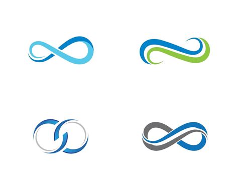 Infinity Logo Set 962653 Vector Art at Vecteezy