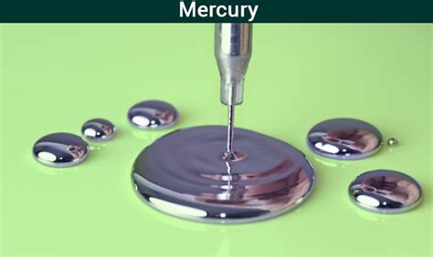 Mercury Element (Hg) [Liquid Metal] - Density, Boiling Point, Properties & Uses of Mercury ...