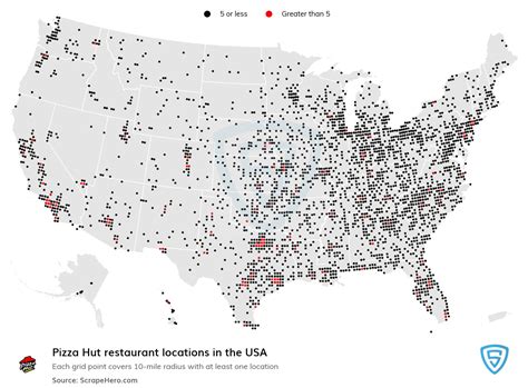 List of all Pizza Hut store locations in the USA | ScrapeHero Data Store